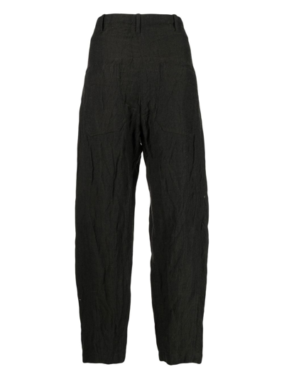 Forme D'expression Arc Straight-leg Trousers In Black