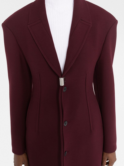 Shop Alyx Single-breasted Button-fastening Coat In Rot