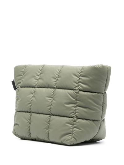 Shop Veecollective Porter Quilted Shoulder Bag In Grün