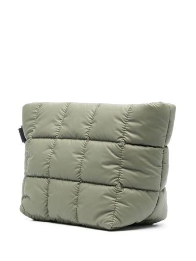 Veecollective Porter Quilted Shoulder Bag In Grün