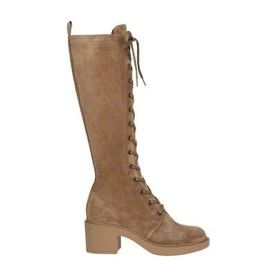 Shop Gianvito Rossi Foster Boots In Camel