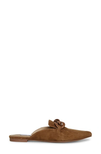 Steve Madden Fleur Pointed Toe Mule In Cognac Suede