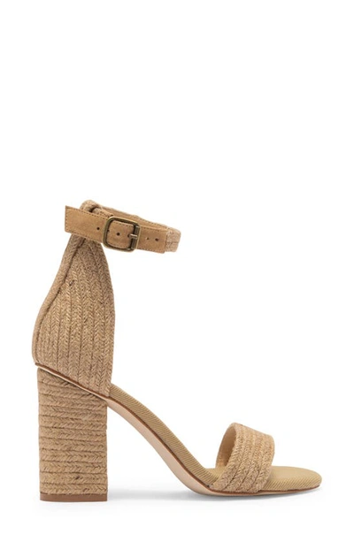 Jeffrey Campbell Rowboat Ankle Strap Sandal In Tan