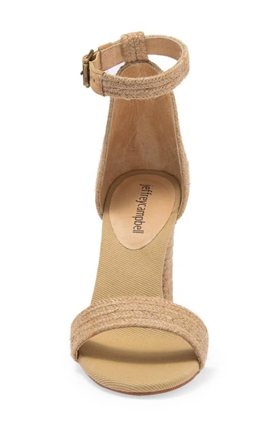 Jeffrey Campbell Rowboat Ankle Strap Sandal In Tan