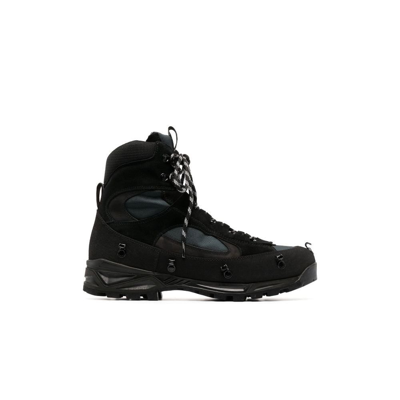 Shop Y/project X Diemme Civetta Trekking Leather Ankle Boots In Black