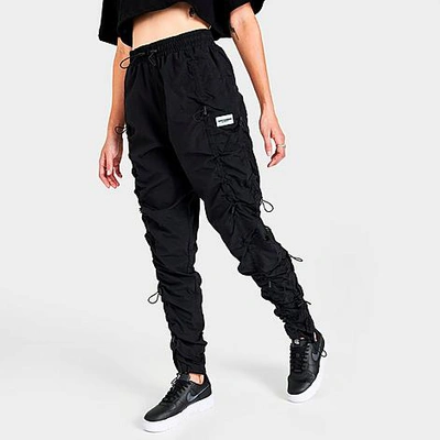 Supply And Demand Women's Bungee Cargo Pants In Black