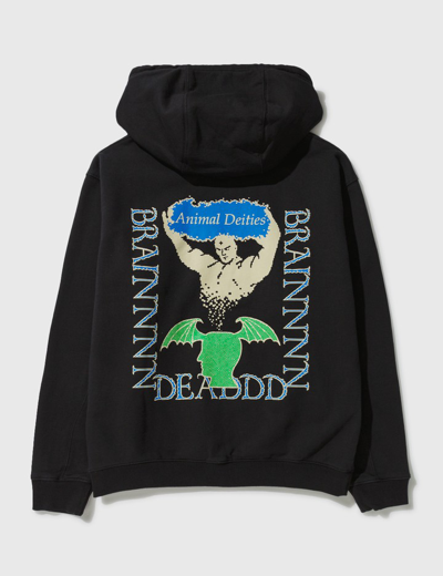 Shop Brain Dead Animal Deities Hoodie In Black