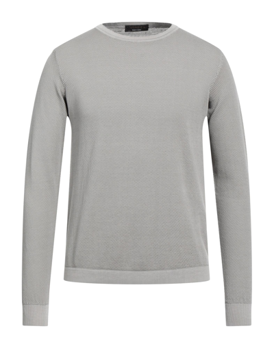 Shop Jeordie's Sweaters In Dove Grey