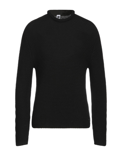 Shop Bark Man Sweater Black Size Xxl Viscose, Polyamide, Merino Wool, Cashmere