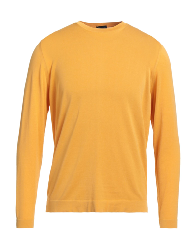 Shop Drumohr Man Sweater Yellow Size 40 Cotton