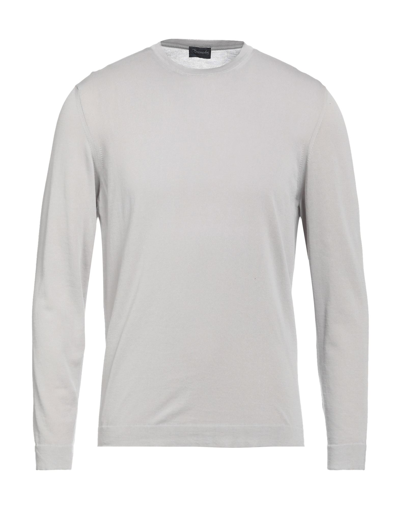 Shop Drumohr Man Sweater Light Grey Size 46 Cotton