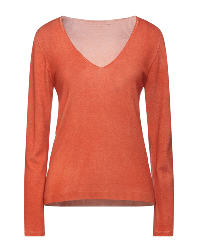Shop Majestic Filatures Woman Sweater Orange Size 1 Cashmere