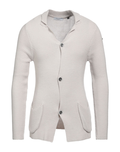 Shop Trussardi Man Cardigan Light Grey Size M Acrylic, Wool, Viscose