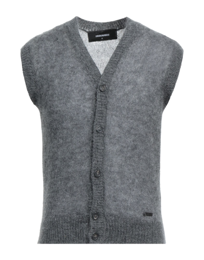 Shop Dsquared2 Cardigans In Lead