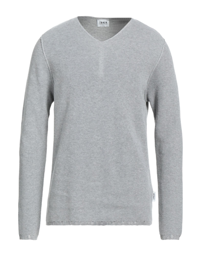 Shop Berna Man Sweater Light Grey Size M Cotton, Acrylic