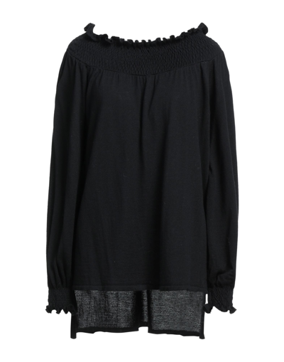 Shop Laneus Woman Sweater Black Size 6 Merino Wool