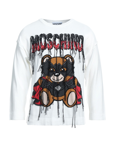 Moschino Sweaters In White