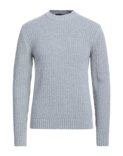 Shop Diktat Man Sweater Grey Size Xxl Merino Wool, Polyamide, Acrylic
