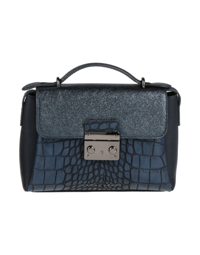 Shop Caractere Handbags In Dark Blue