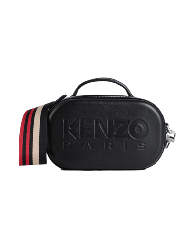 Shop Kenzo Woman Cross-body Bag Black Size - Bovine Leather