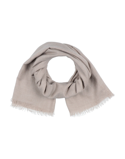 Shop Jucca Scarves In Dove Grey
