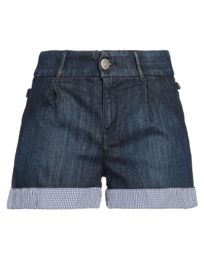 Shop Jacob Cohёn Woman Denim Shorts Blue Size 26 Cotton, Elastane