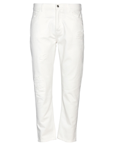 Shop Htc Man Pants White Size 33 Cotton