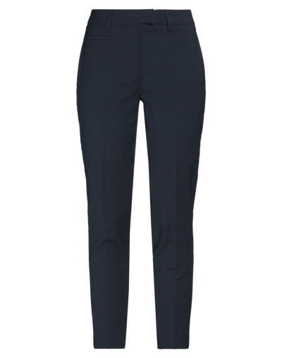 Shop Dondup Woman Pants Midnight Blue Size 30 Polyester, Wool, Elastane