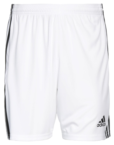 Shop Adidas Originals Adidas Man Shorts & Bermuda Shorts White Size M Recycled Polyester