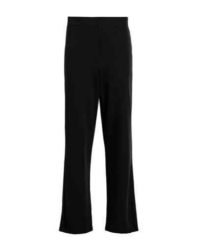 Shop Vero Moda Woman Pants Black Size Xl Polyester, Recycled Polyester, Elastane