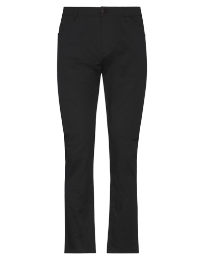 Shop Mille900quindici Man Pants Black Size Xl Cotton, Elastane
