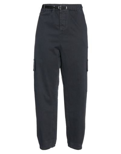 White Sand Pants In Black