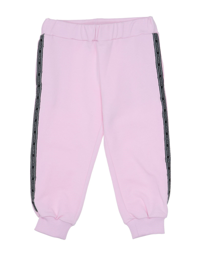 Shop Versace Young Newborn Boy Pants Light Pink Size 3 Cotton, Elastane, Polyester