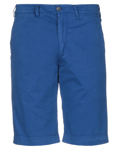 Shop 40weft Man Shorts & Bermuda Shorts Azure Size 28 Cotton In Blue