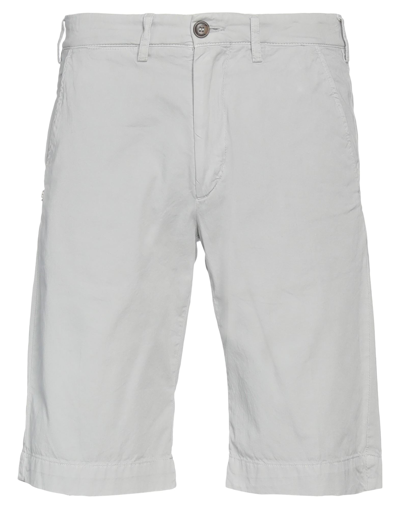 Shop 40weft Man Shorts & Bermuda Shorts Light Grey Size 26 Cotton