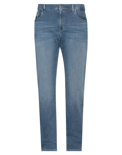 Shop Armani Exchange Man Jeans Blue Size 31 Cotton, Elastane