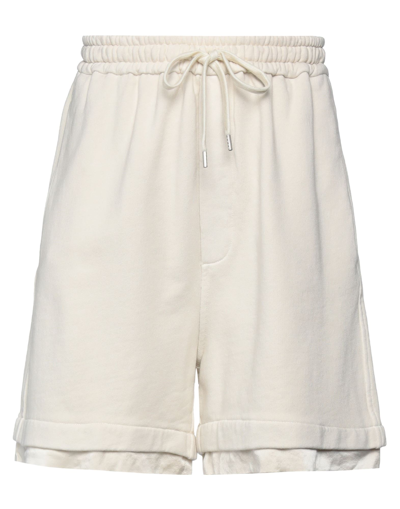 Shop Tessa . Woman Shorts & Bermuda Shorts Ivory Size Xs Cotton, Silk In White