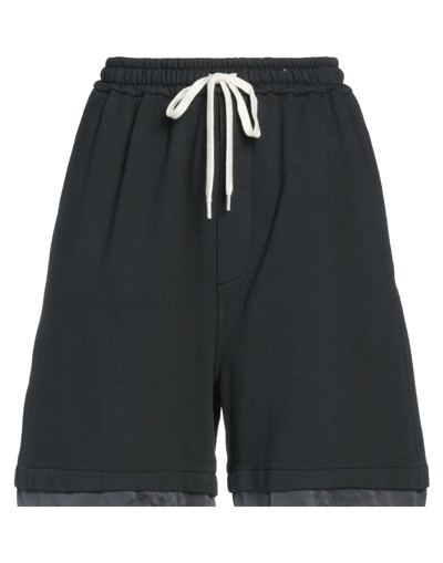 Tessa . Woman Shorts & Bermuda Shorts Charcoal Size Xs Cotton, Silk In Grey