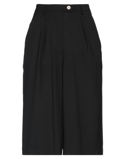Shop Alysi Woman Cropped Pants Black Size 2 Virgin Wool, Lycra
