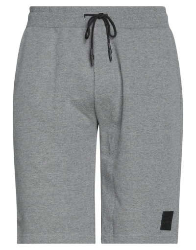Shop Cavalli Class Man Shorts & Bermuda Shorts Grey Size Xxl Cotton, Polyester