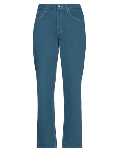 Shop American Vintage Woman Pants Slate Blue Size 27 Cotton