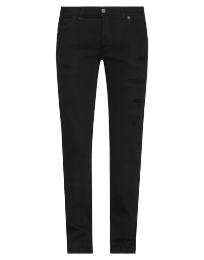 Shop Pmds Premium Mood Denim Superior Man Jeans Black Size 28 Cotton, Elastane