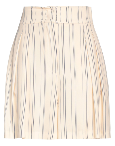 Jijil Woman Shorts & Bermuda Shorts Ivory Size 8 Viscose In White