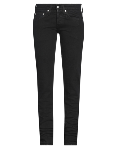 Shop Helmut Lang Woman Jeans Black Size 27 Cotton, Elastane