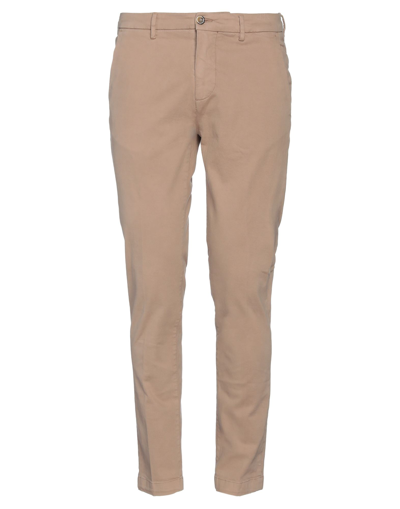 Shop Cruna Man Pants Light Brown Size 38 Cotton, Elastane In Beige