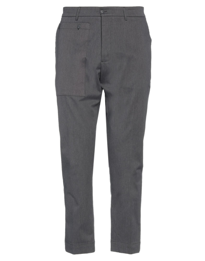 Shop Corelate Man Pants Steel Grey Size 36 Cotton, Polyester, Elastane