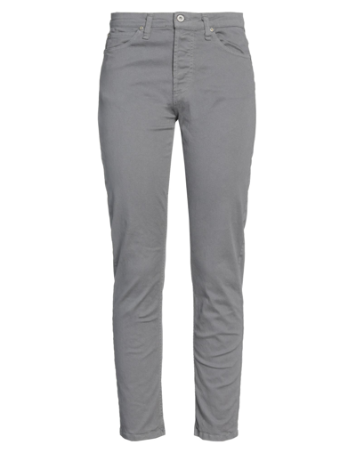 Shop Please Woman Pants Lead Size Xxs Cotton, Elastane In Grey