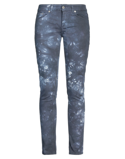 Shop Dondup Woman Jeans Slate Blue Size 31 Cotton, Elastane