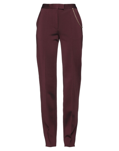 Shop Givenchy Woman Pants Burgundy Size S Viscose, Polyamide, Elastane In Red