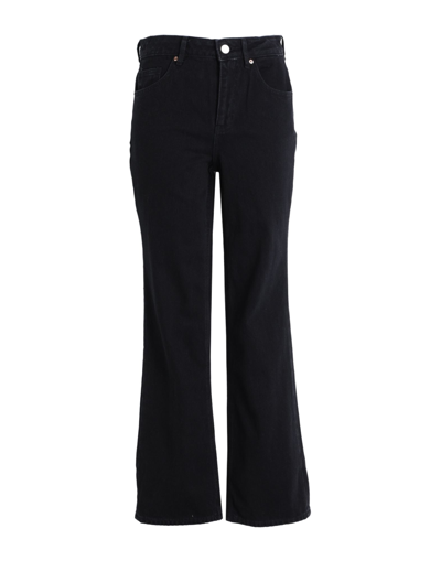 Shop Vero Moda Woman Jeans Black Size 30w-32l Cotton